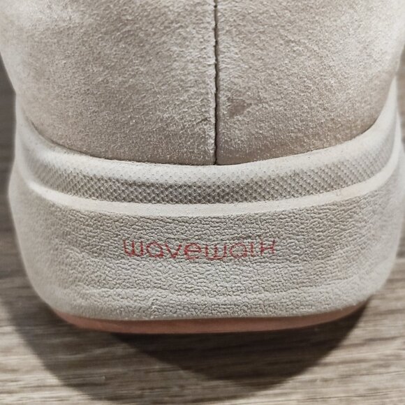 Clarks Wave 2.0 Step knit slip-on sneakers women's sz 10 stone colour waterproof - Picture 9 of 16